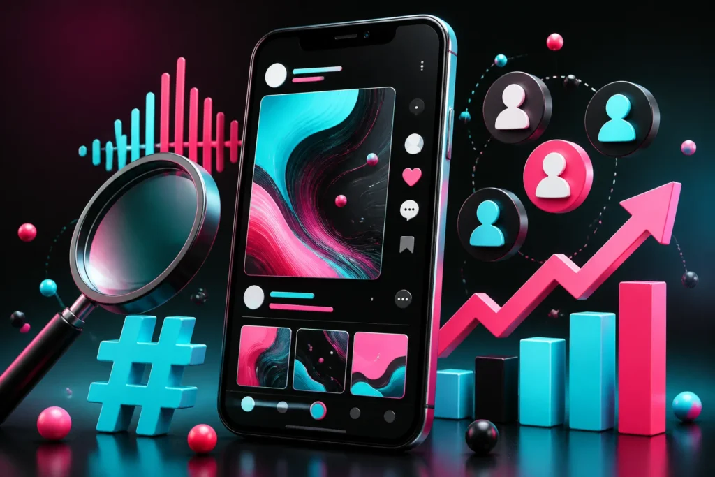 How can you research competitors, search topics, and trends to find content ideas for a specific audience?