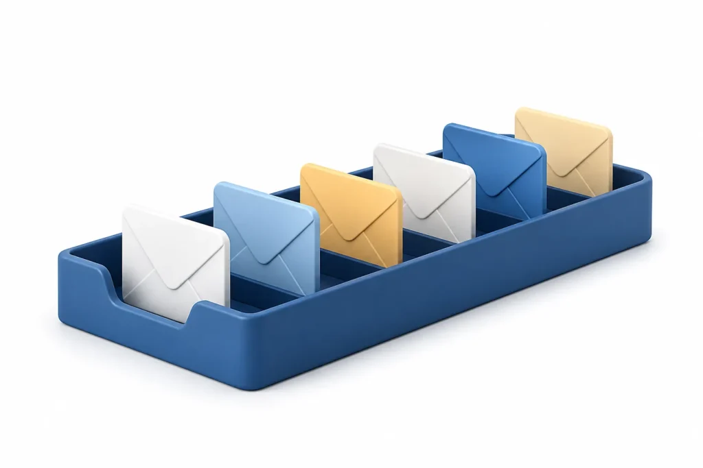 How many emails should a sales sequence contain, and how much time should pass between messages?