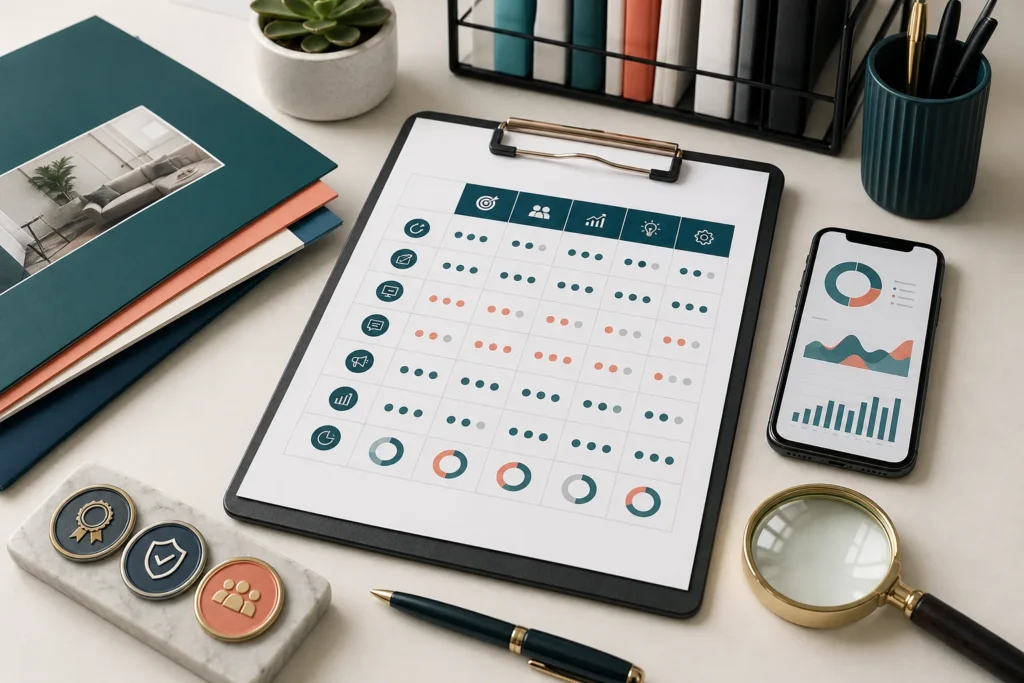What criteria can sellers use to compare agencies, such as TikTok Shop certifications, client results, service scope, and