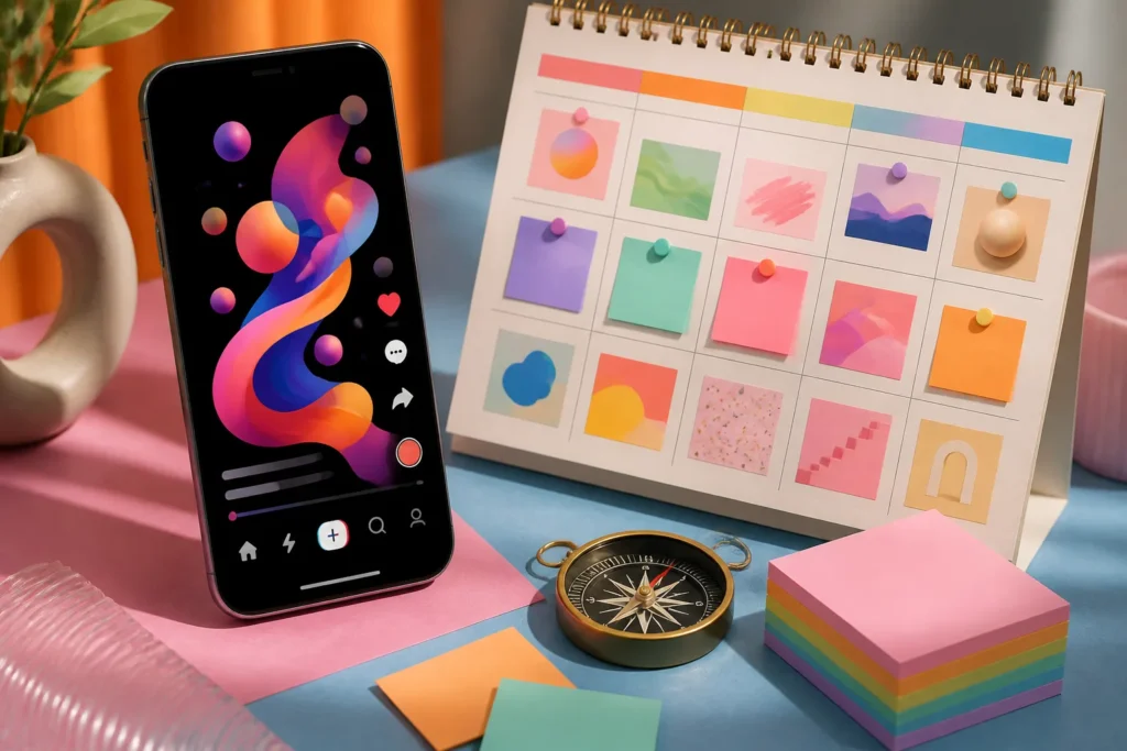 What does a TikTok content strategy include, and how does it differ from a posting schedule?