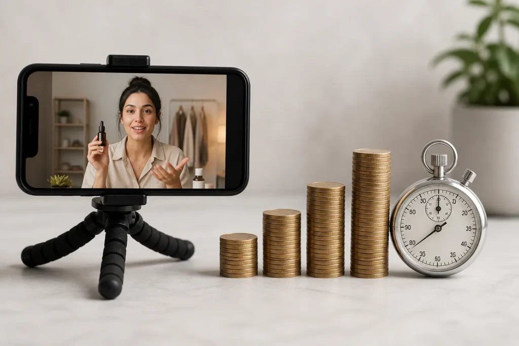 What is the UGC Marketing Cost Per Video in by video length and creator experience?