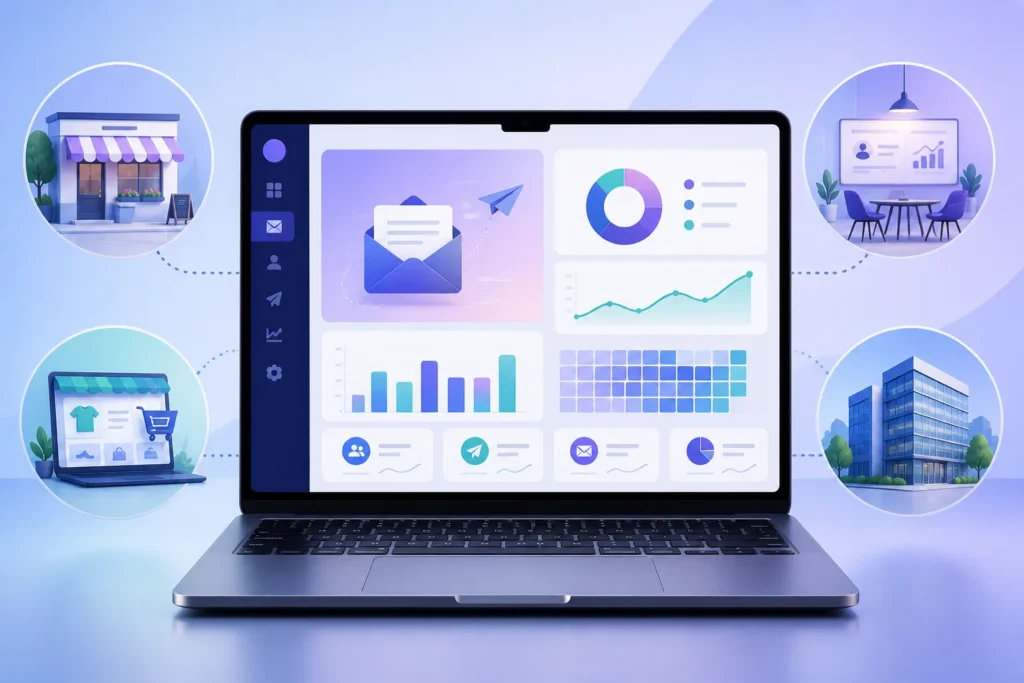 Which email marketing platforms are best for small businesses, ecommerce stores, agencies, and large enterprises?
